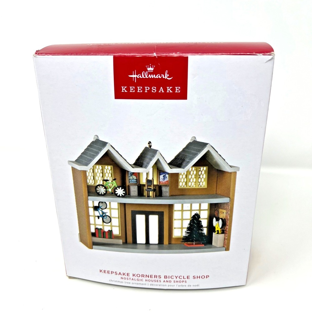 Keepsake Korners‎ Bicycle Shop Ornament Nostalgic Houses & Shops 2022 Hallmark